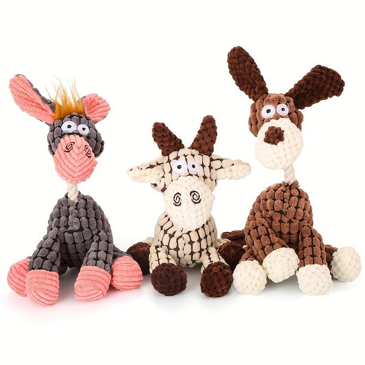 Soft Plush Squeaky Toys for Small Dogs